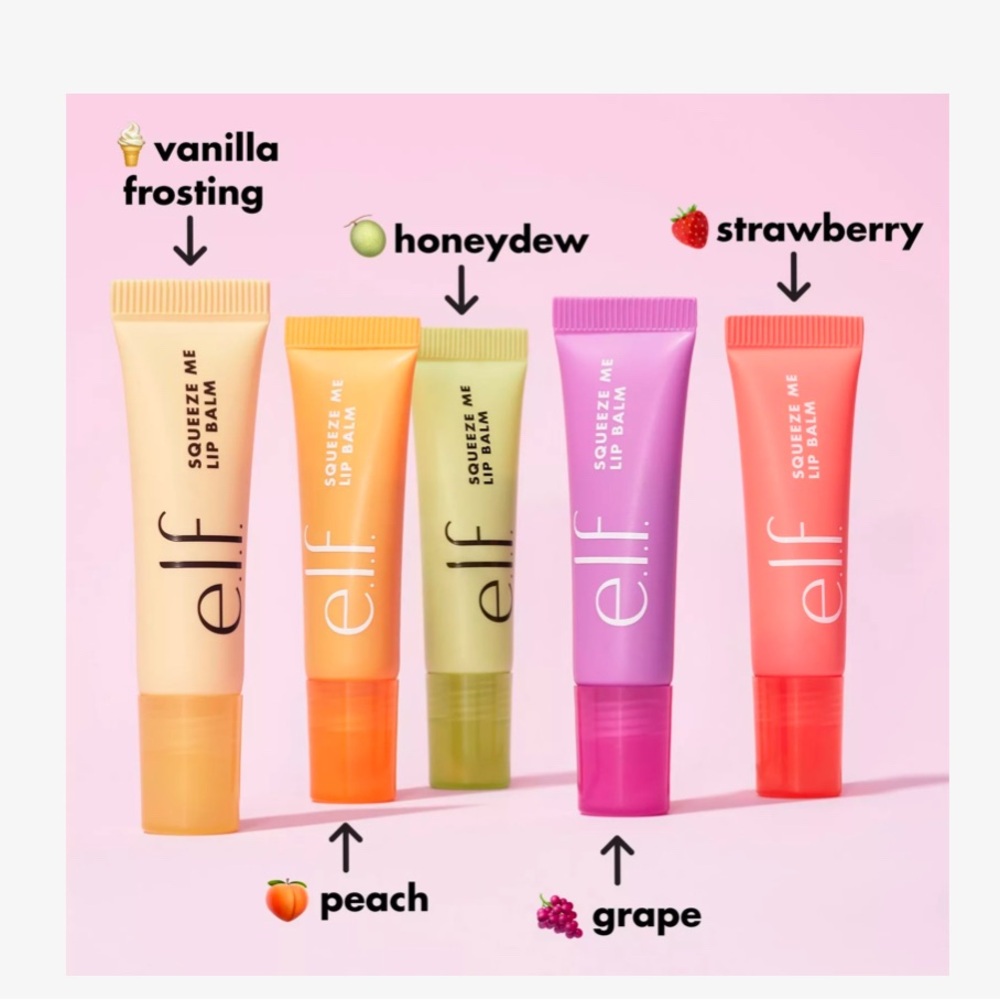 Pick 4 Squeeze Me Lip Balm Set - Multicolor